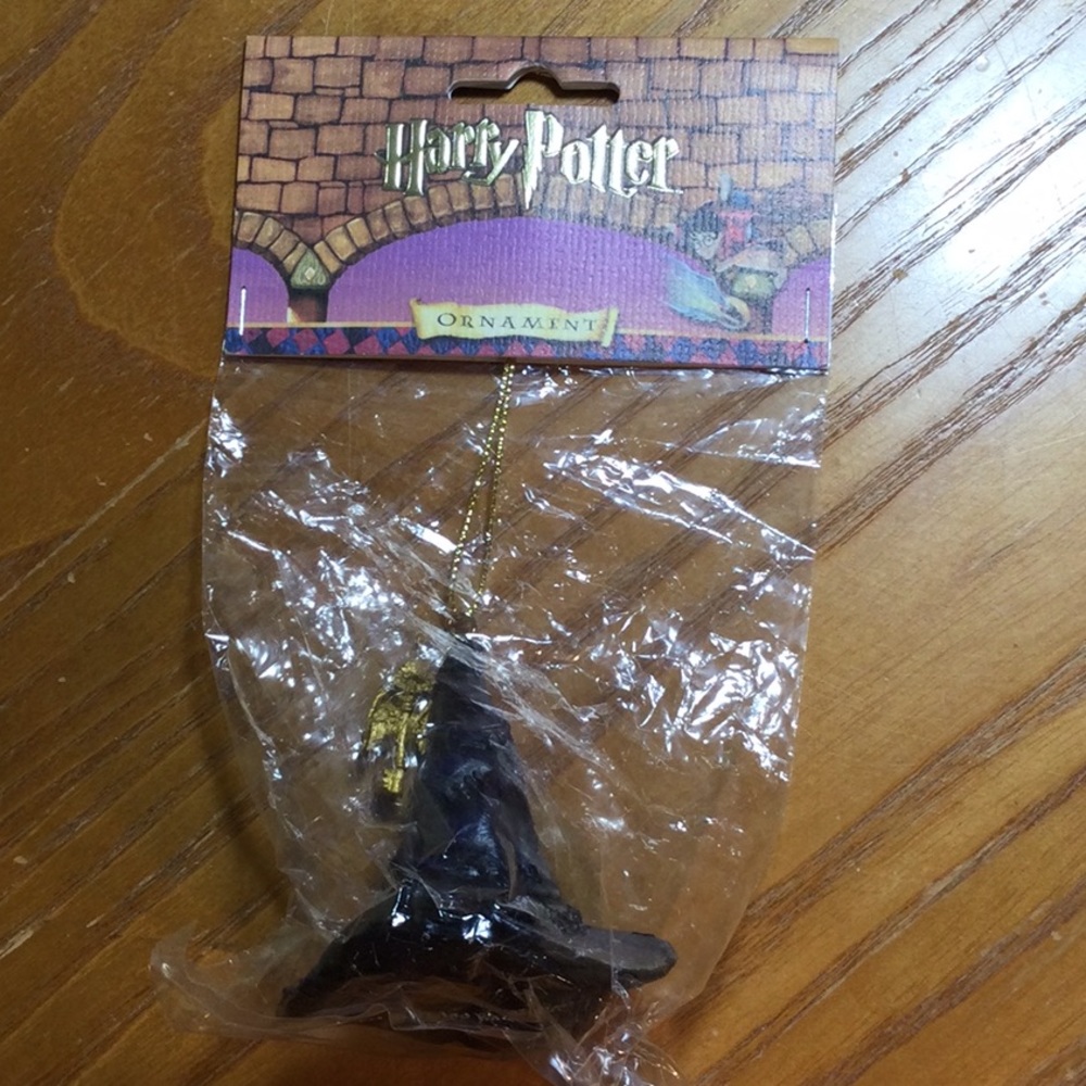 Harry Potter Sorting Hat with Winged Key Ornament